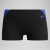 Slip de bain Garçon Logo 6,5 cm bleu