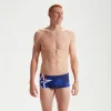 Slip de bain Homme 17 cm Club Training Placement Digital SuperStar Bleu