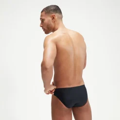 Slip de bain Homme Allover Digital 7 cm noir/bleu