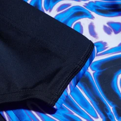 Slip de bain Homme Allover Digital 7 cm noir/bleu