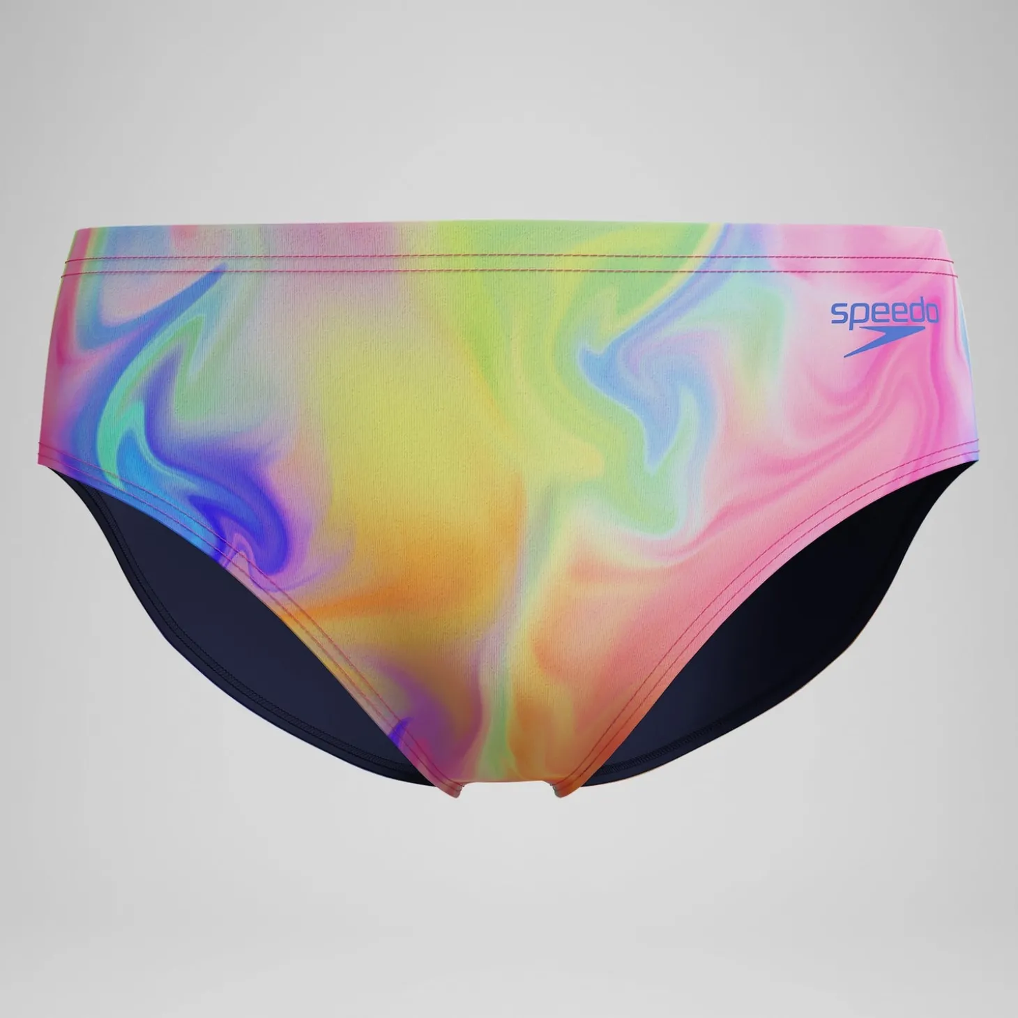 Slip de bain Homme Club Training imprimé rose/jaune