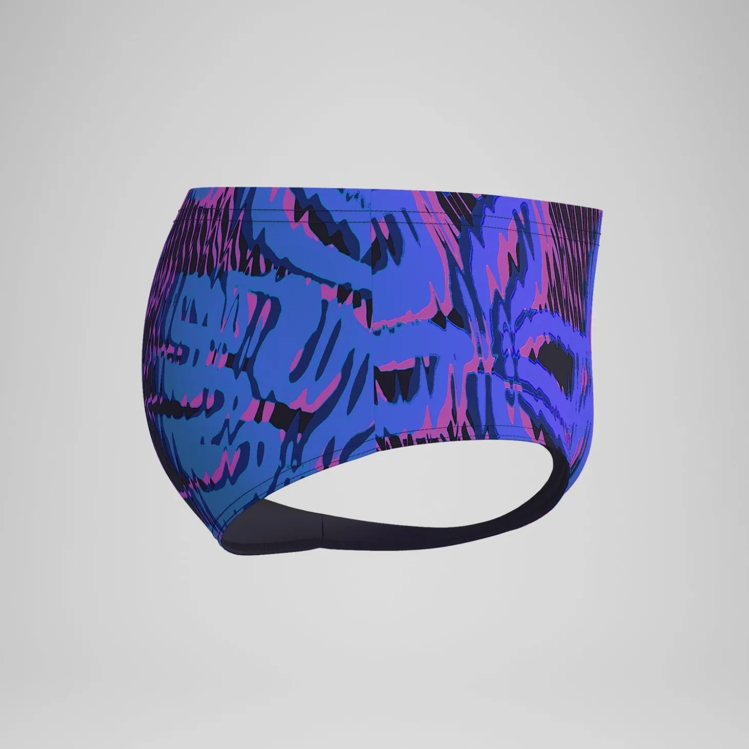 Slip de bain Homme Club Training imprimé 13,5 cm bleu/rose