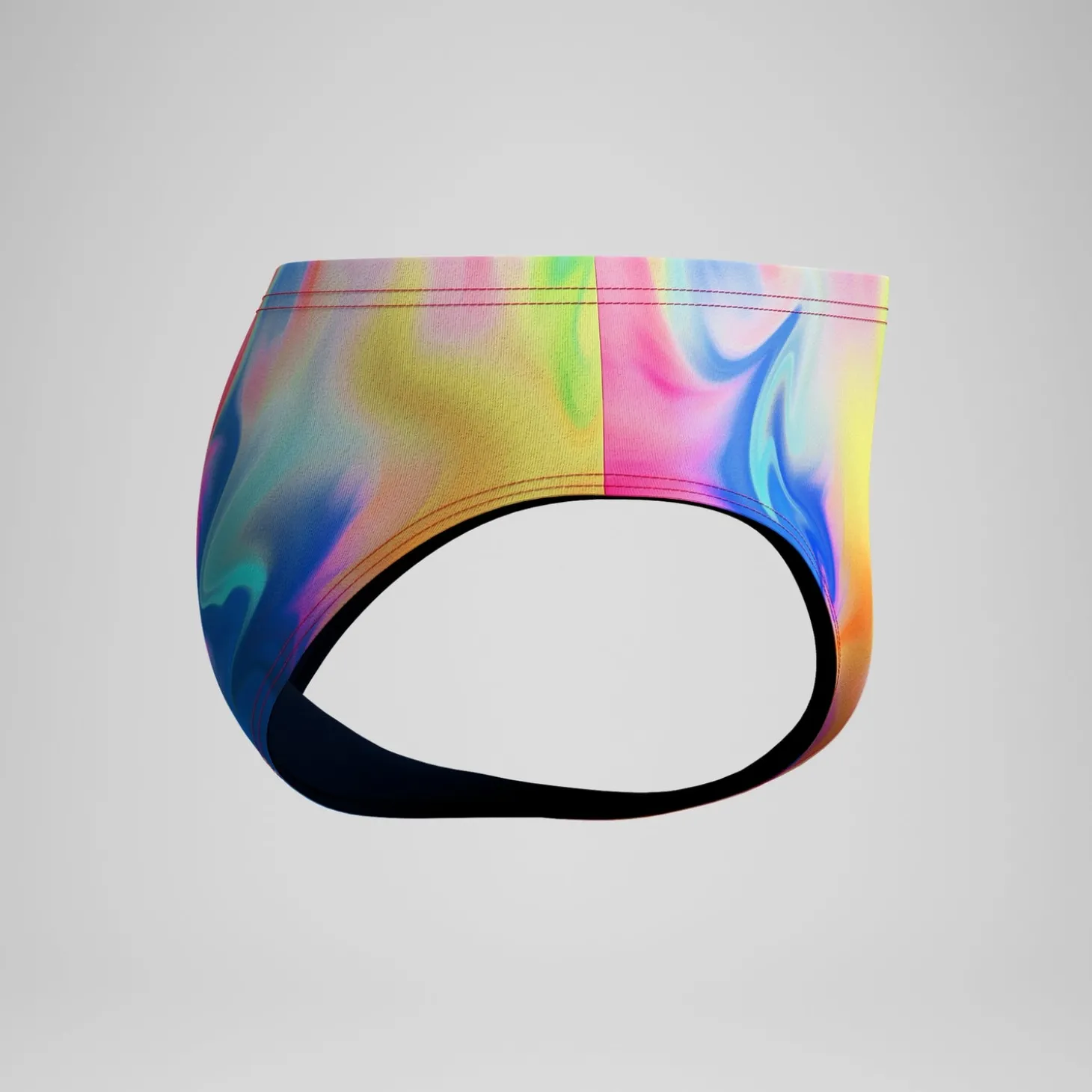 Slip de bain Homme Club Training imprimé rose/jaune