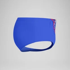 Slip de bain Homme Club Training Placement 13,5 cm bleu/rose