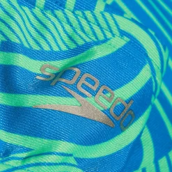 Slip de bain Homme Club Training Wavespace 8 cm bleu/vert