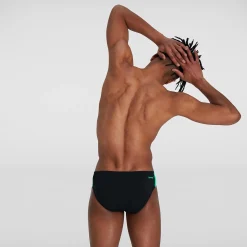 Slip de bain Homme 7 cm Boom Logo Splice noir/vert