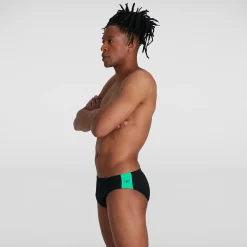 Slip de bain Homme 7 cm Boom Logo Splice noir/vert
