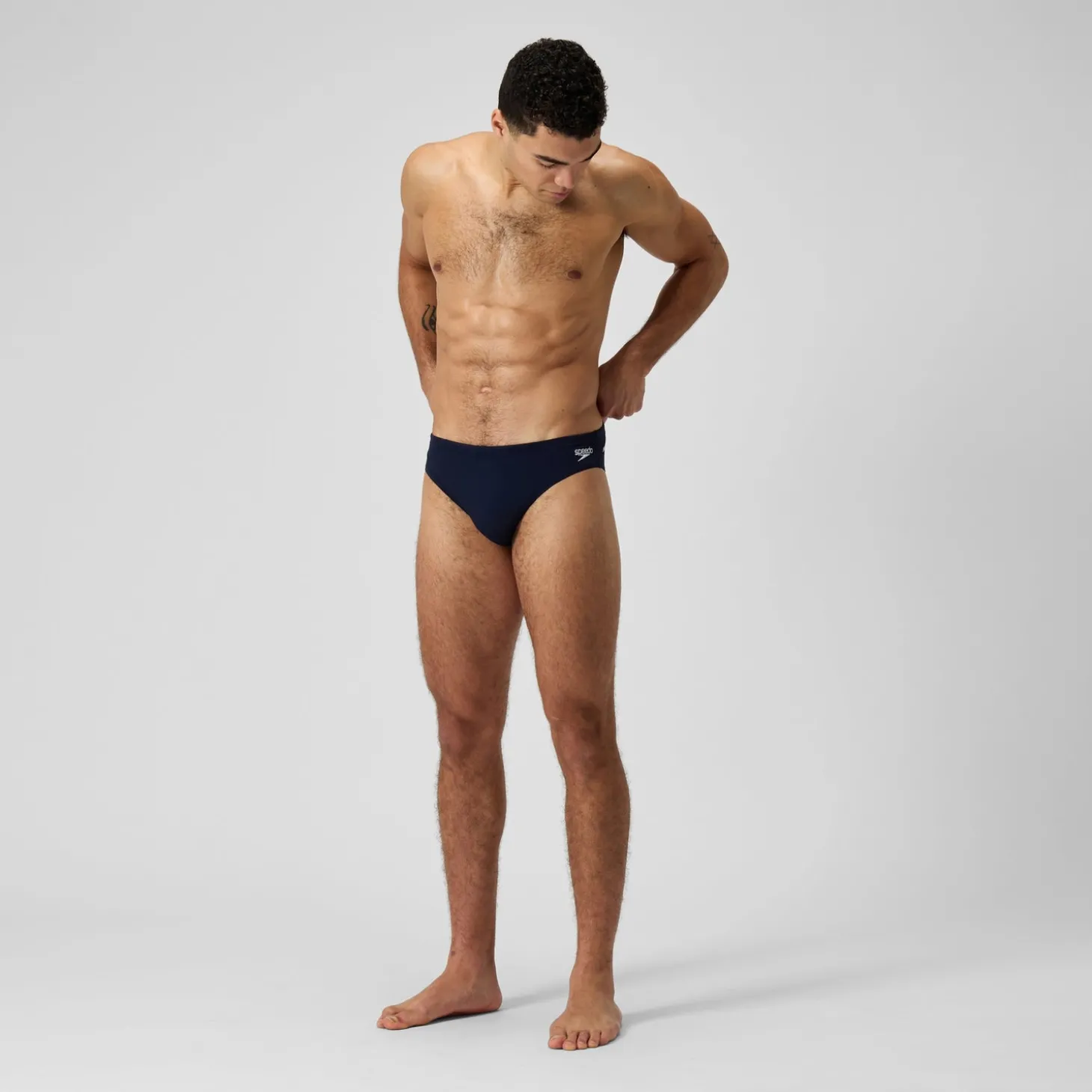 Slip de bain Homme 7 cm Eco Endurance+ bleu marine