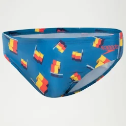 Slip de bain Homme Escape Between the Flags 5 cm bleu