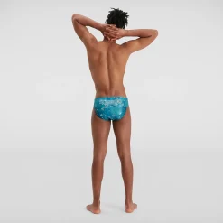 Slip de bain Homme Escape 5 cm bleu