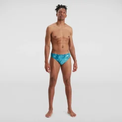 Slip de bain Homme Escape 5 cm bleu