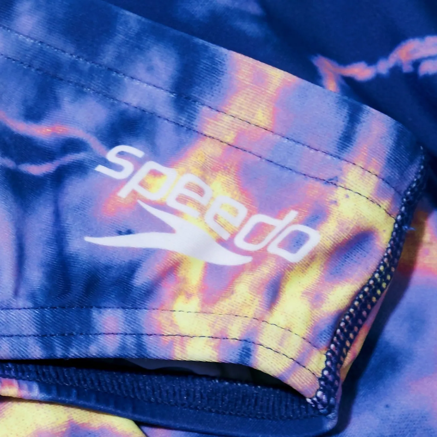 Slip de bain Homme Escape 5 cm bleu/lilas