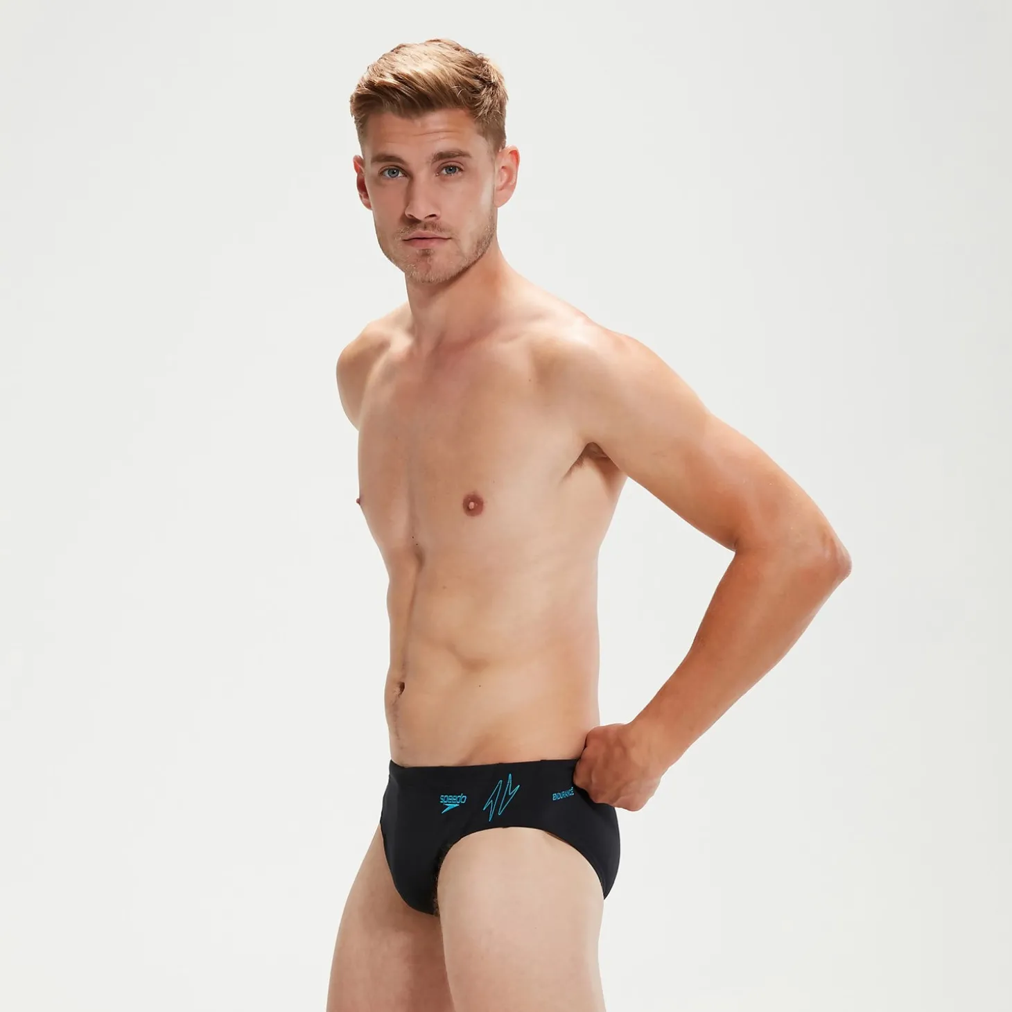 Slip de bain Homme HyperBoom Splice noir/bleu