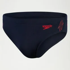 Slip de bain Homme HyperBoom Splice bleu marine/rouge