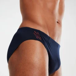 Slip de bain Homme HyperBoom Splice bleu marine/rouge