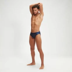 Slip de bain Homme Medley Logo 7 cm bleu marine/bleu