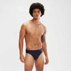 Slip de bain Homme Medley Logo 7 cm bleu marine
