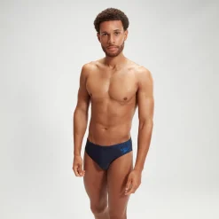 Slip de bain Homme Medley Logo 7 cm bleu marine/bleu