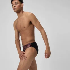 Slip de bain homme Medley Logo 7 cm orange