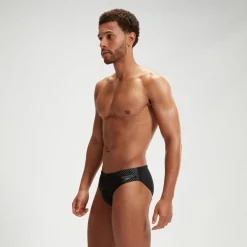 Slip de bain Homme Medley Logo 7 cm noir/gris