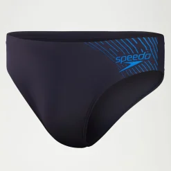 Slip de bain Homme Medley Logo 7 cm bleu marine/bleu