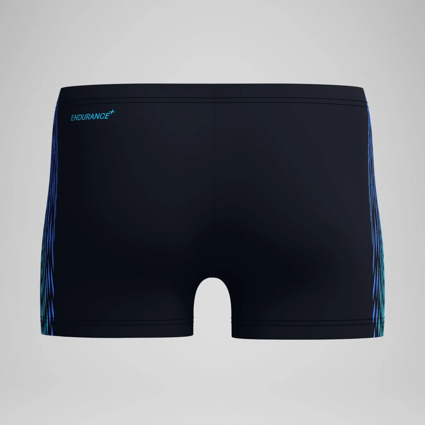 Slip de bain homme Tech Panel 7 cm noir/bleu