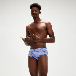 Slip de bain Homme Training Clearwater Dawn 13,5 cm lilas