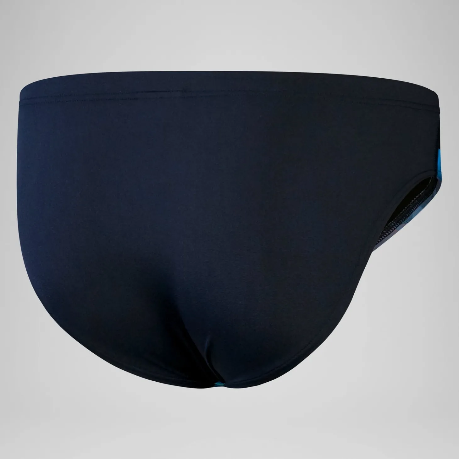 Slip de bain Hommes 7 cm Allover Digital pour Hommes Bleu marine profond/Rouge sirène