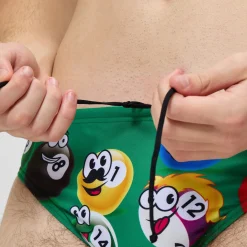 Slip de bain Hommes Escape 5 cm pour Hommes Vert vif