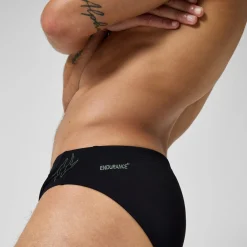 Slip de bain Hyperboom Splice pour Hommes Noir/Vert campagne