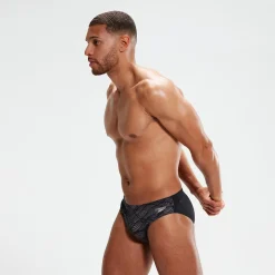 Slip Homme Club Training 7 cm noir/gris