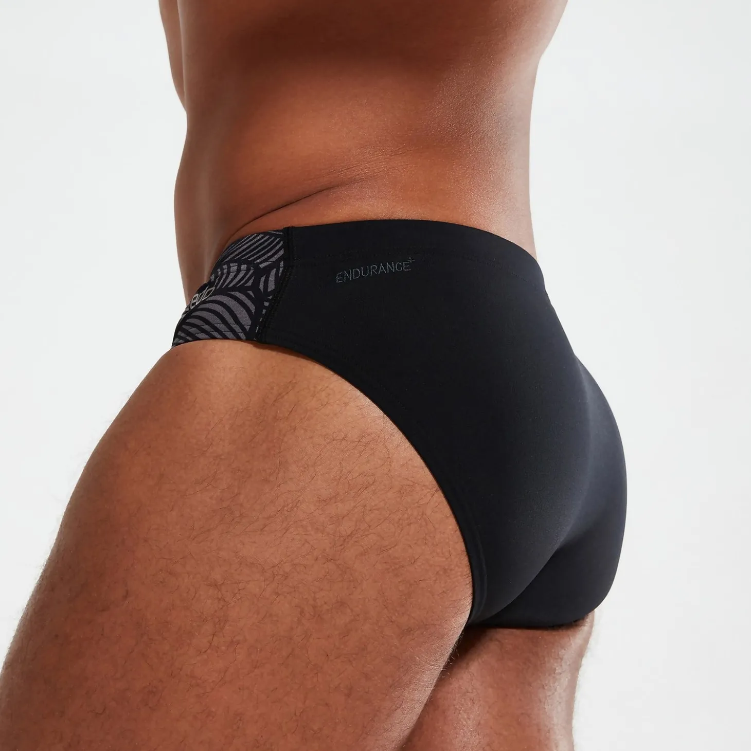 Slip Homme Club Training 7 cm noir/gris