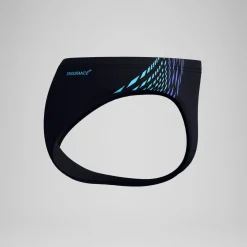 T-shirt rashguard homme END+ Splice noir/bleu