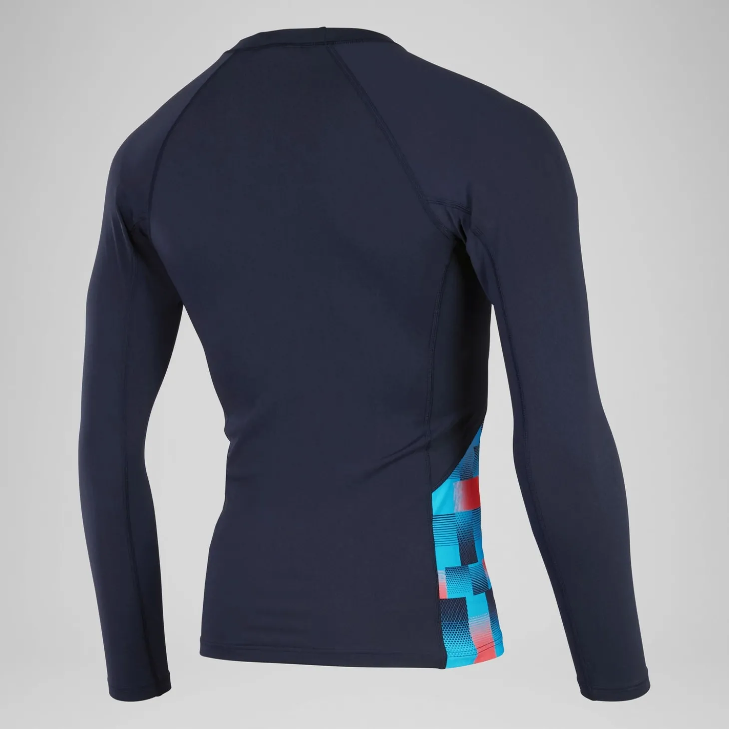 T-shirt rashguard Hommes END+ Splice pour Hommes Bleu Marine/Bleu